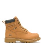 hombres L24N55 Wolverine trigo Bota de trabajo con punta de acero de 6" con aislamiento para piso