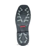 hombres L24N70 Wolverine marrón oscuro botas de agua impermeables con puntera de acero rancher - Imagen 4