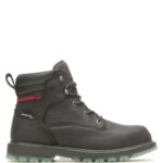 hombres L24N94 Wolverine negro Bota de trabajo Floorhand Lx de 6" con punta de acero
